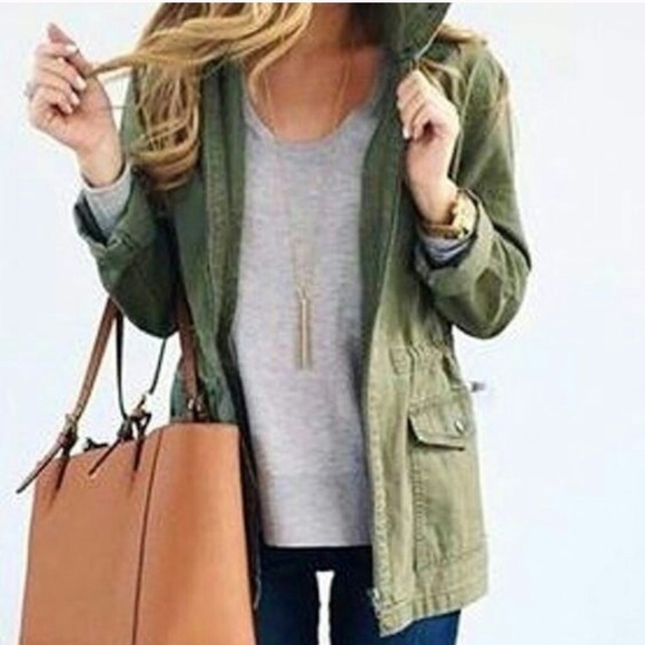 Madewell Jackets & Blazers - Madewell distressed olive outbound military jacket